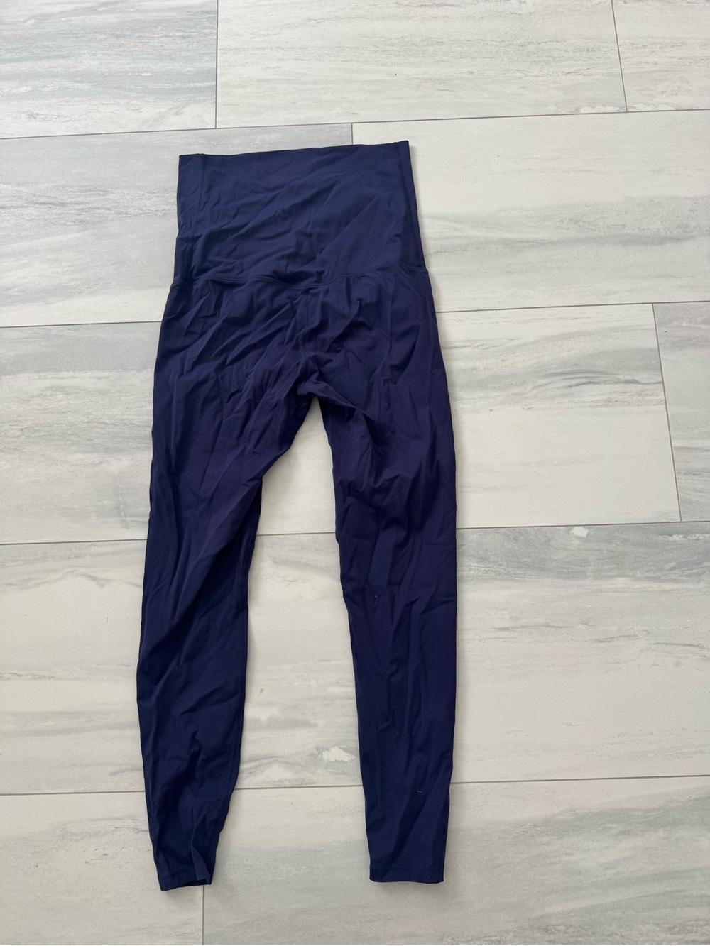 Poshdivah Maternity High-Waist Navy Women’s Leggings